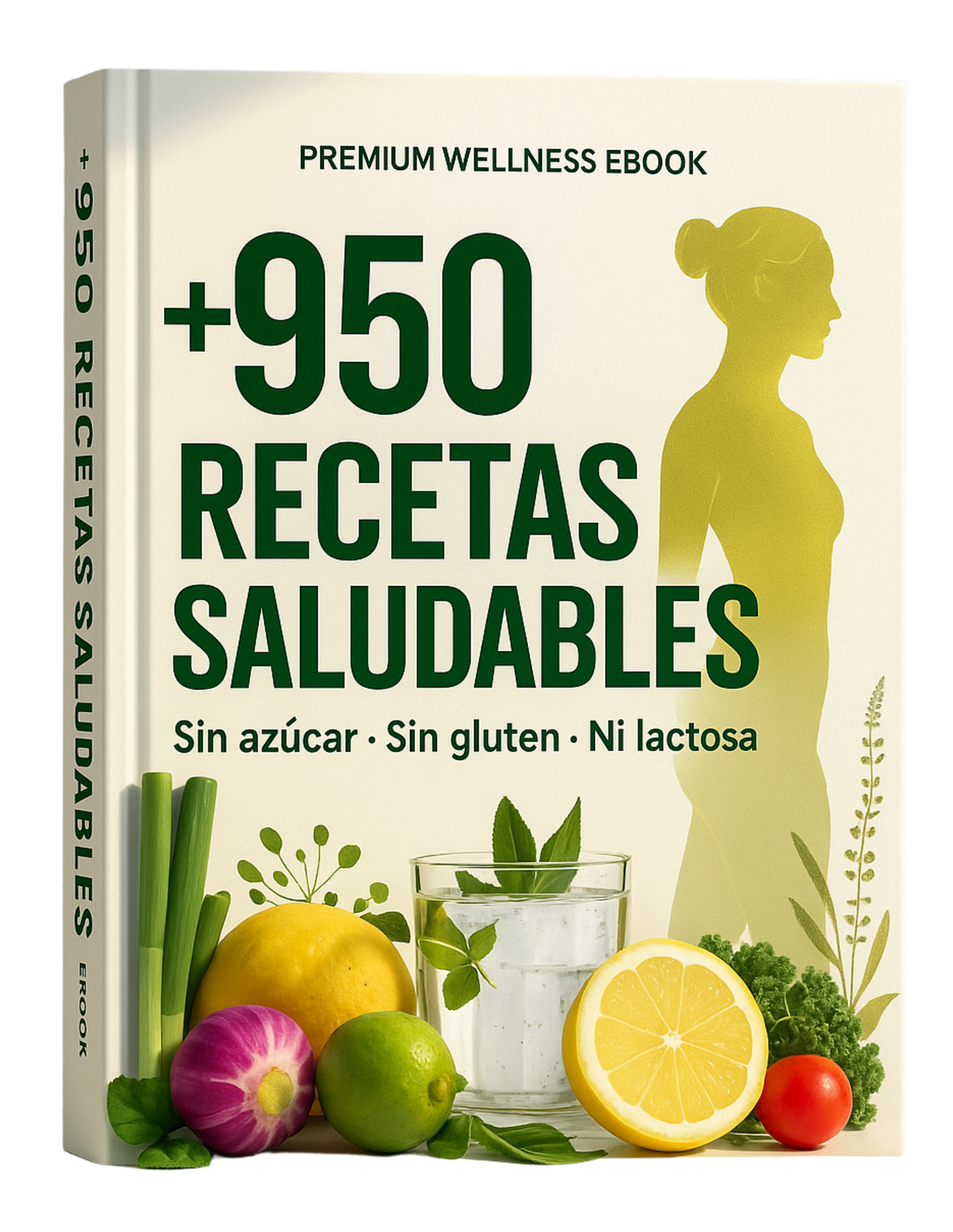 +950 Recetas Saludables sin Azúcar, sin Gluten y sin Lactosa aptas para Diabéticos y Celíacos